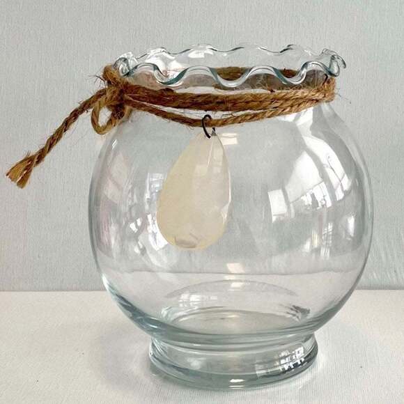 Vintage Glass Vase Glass Balloon Vase Candle Holder - Picture 2 of 2